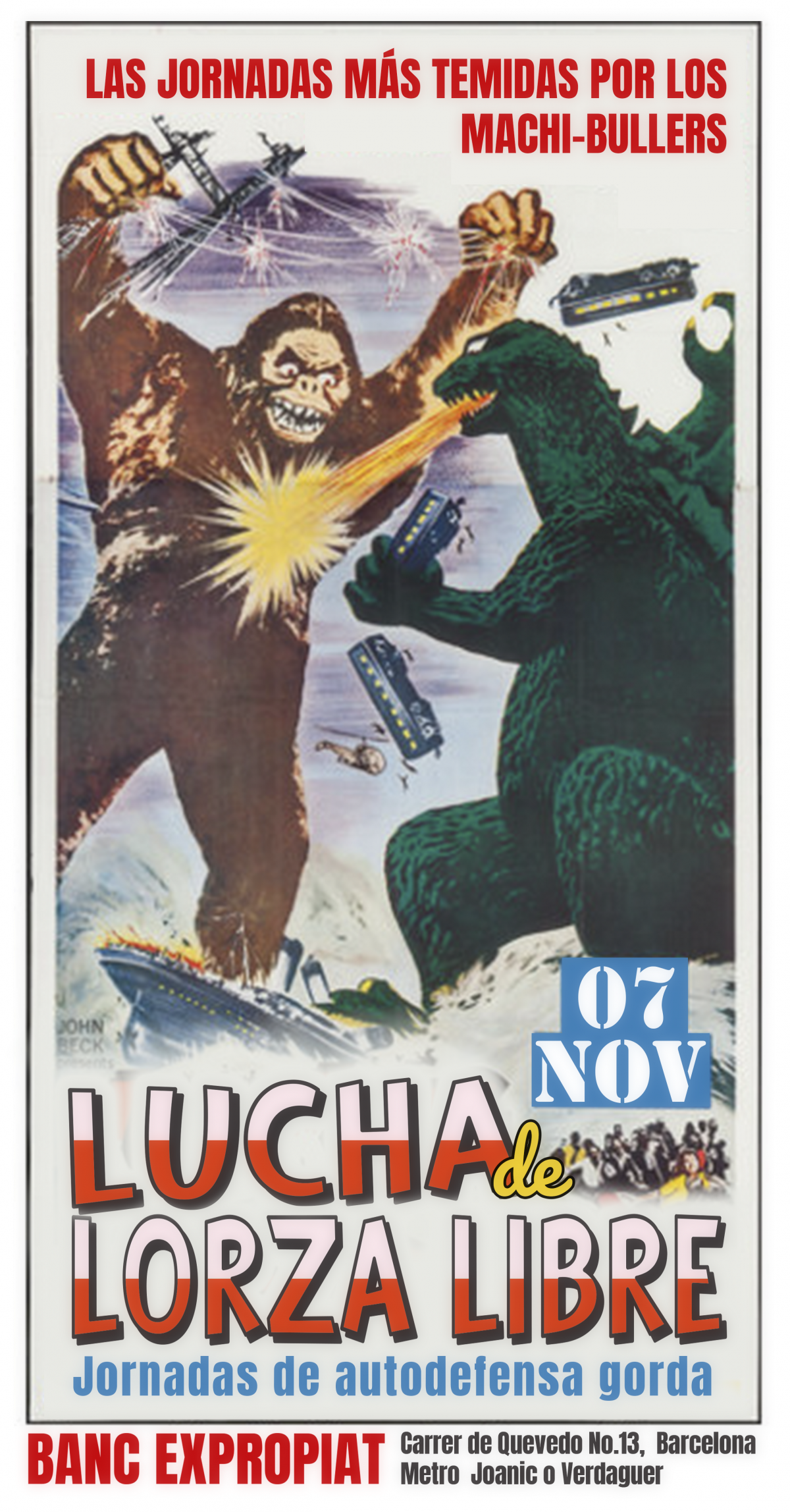 Lucha de Lorza Libre: King Kong vs Godzilla